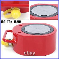100Ton 16mm Stroke LOW HEIGHT Profile Hydraulic Cylinder Jack Ram Lifting