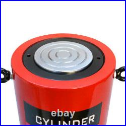 100 Ton Hydraulic Lifting Cylinder 5.90 (150mm) Stroke Jack Ram Pressure Pump