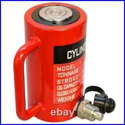 10 Ton Hydraulic Lifting Cylinder 3.93 (100mm) Stroke Pump Jack Ram Pressure