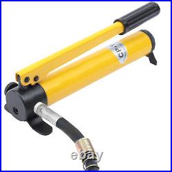 10 Ton Hydraulic Ram Cylinder Jack 5cm Stroke Repair Tool Kit CP-180 Pump Steel