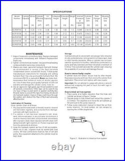 10 Ton SA Low Profile Flat Body Hydraulic Ram/Cylinder 0.43 Stroke 6CF10T05