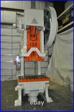 150 Ton Clearing Obi Press 10 Stroke 4 Ram Adjustment 24-1/2 Shut Height 40 S