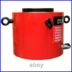 300 Ton Hydraulic Lifting Cylinder 5.90 (150mm) Stroke Jack Ram Pressure Pump