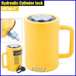 50 Ton Hydraulic Cylinder Jack 4 Stroke Telescopic Jack Ram Single Acting 635cc
