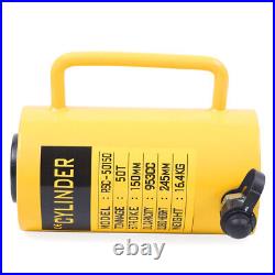 50 Ton Hydraulic Cylinder Jack 6/150mm Stroke Single Acting Plunger Solid Ram