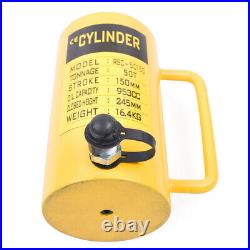 50-Ton Hydraulic Cylinder Jack 6 in Stroke Single Acting Cylinder Jack Solid Ram