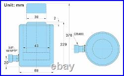 AMZCNC 10 Ton Hydraulic Cylinder Ram Single Acting 6 Inch Stroke 10T Hydraulic