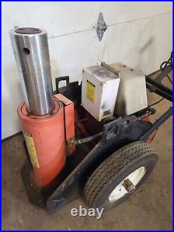 Buffalo Hydraulic SPX Powerteam 60 Ton 14 Stroke Cylinder Ram Jack Power Unit