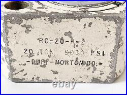 DUFF-NORTON RAM-PAC 20-Ton x 7/16 Stroke Hydraulic Cylinder USA RC-20-H-2