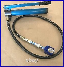 High Pressure Hydraulic Hand Pump SET WITH 5 TON short ram with 1/4 stroke