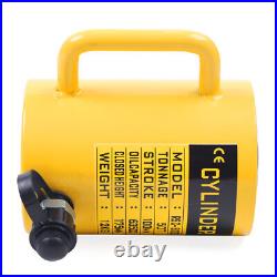 Hydraulic Cylinder 20/50 Ton Jack 4 in, 6 in Stroke Single Acting Solid Ram Jack