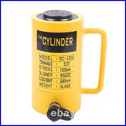 Hydraulic Cylinder 20/50 Ton Jack Single Acting 4 in, 6 in Stroke Solid Jack Ram