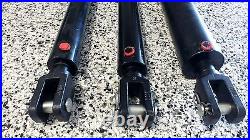 Hydraulic Cylinder Ram 2.5 Inch Bore Various Strokes Aust Made 6 Ton At 2700 Psi