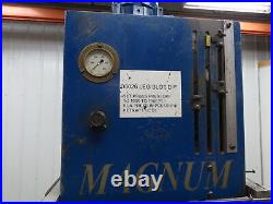 Magnum HBM-15A Hydraulic Press 15 Ton Gap Frame Type 4 Ram Bore 8 Stroke 7.5Hp