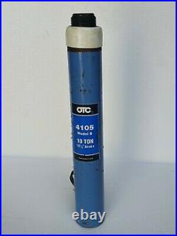 OTC 4105 B Hydraulic Ram Cylinder 10 Ton, 10 Stroke, Spring Return # NEW