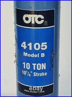 OTC 4105 B Hydraulic Ram Cylinder 10 Ton, 10 Stroke, Spring Return # NEW