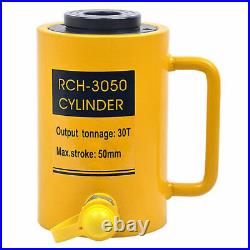 RCH-3050 Hydraulic Hollow Hole Cylinder Jack Ram 30 Tons Industrial 50mm Stroke