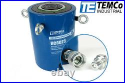 TEMCo HC0023 Hydraulic Cylinder Ram Single Acting 150 TON 6 Inch Stroke
