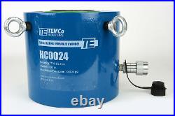 TEMCo HC0024 Hydraulic Cylinder Ram Single Acting 200 TON 2 Inch Stroke