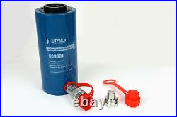 TEMCo Hollow Hydraulic Cylinder Ram 20 TON 4 In Stroke 5 YEAR Warranty