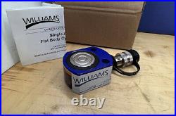 Williams 20 Ton Low Profile Hydraulic Ram/Cylinder 0.43 Stroke 6CF20T05 RSM200